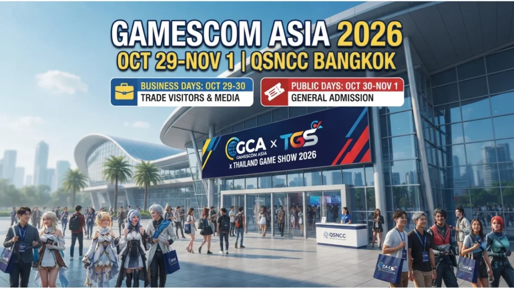 gamescom Asia 2026 QSNCC Guide Dates, Venue & Address