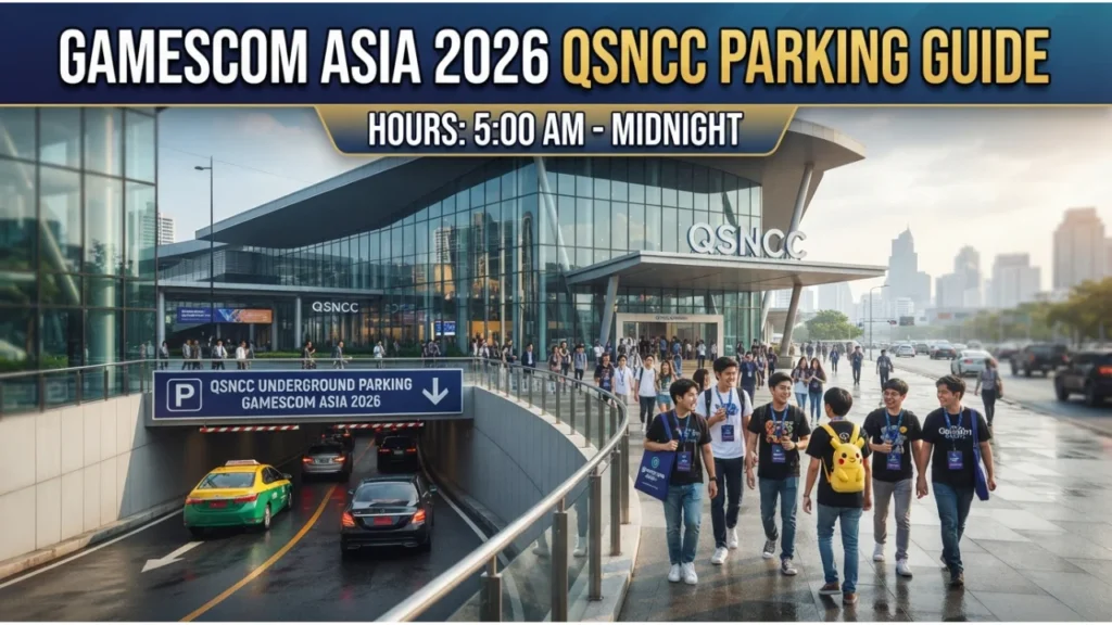 gamescom Asia 2026 QSNCC Parking Capacity, Hours & Tips