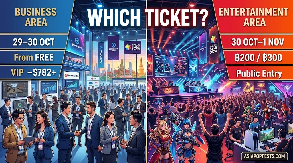 gamescom Asia 2026 Ticket Prices