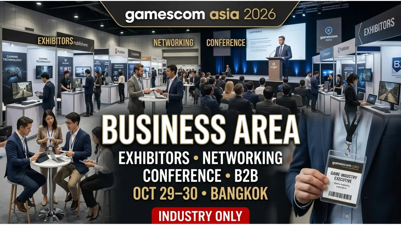 gamescom asia 2026 Business Area Exhibitors, Networking & Conference