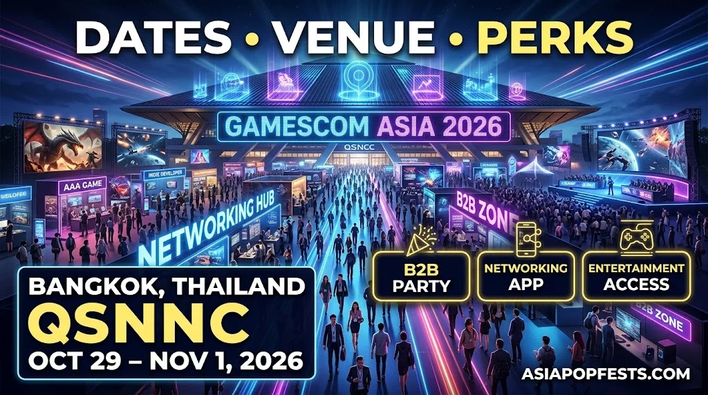 gamescom Asia 2026 Dates, Venue & What's Included