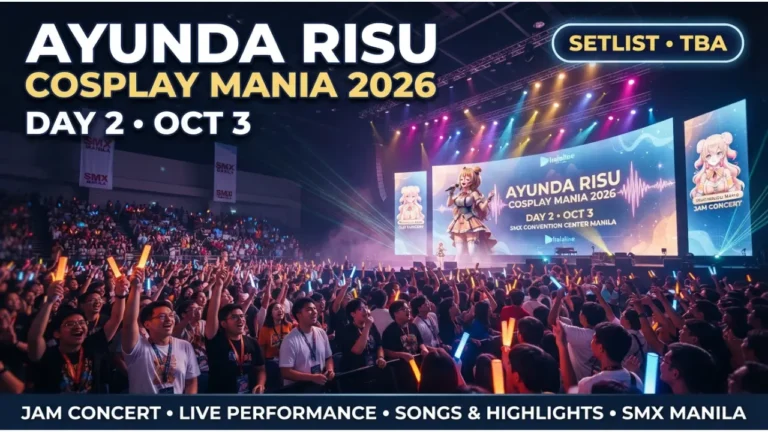 Ayunda Risu Cosplay Mania 2026 Performance Schedule, Songs & Highlights