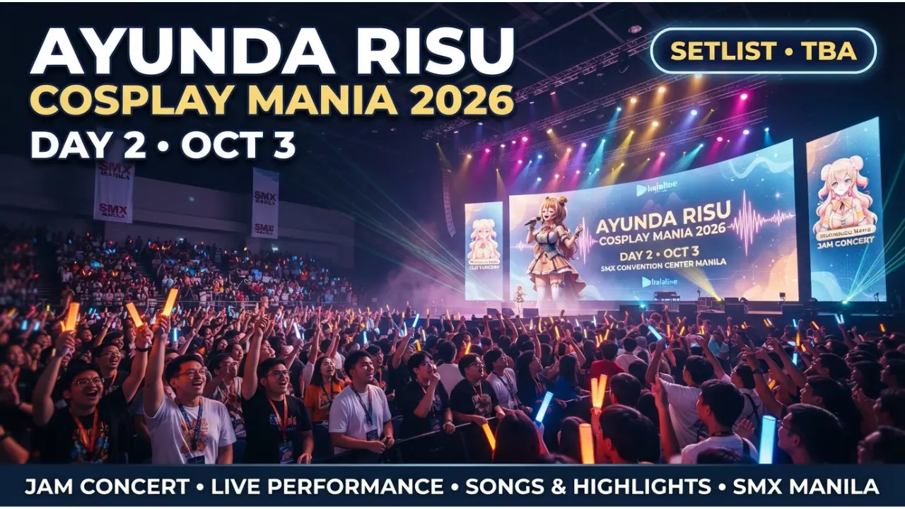 Ayunda Risu Cosplay Mania 2026 Performance Schedule, Songs & Highlights