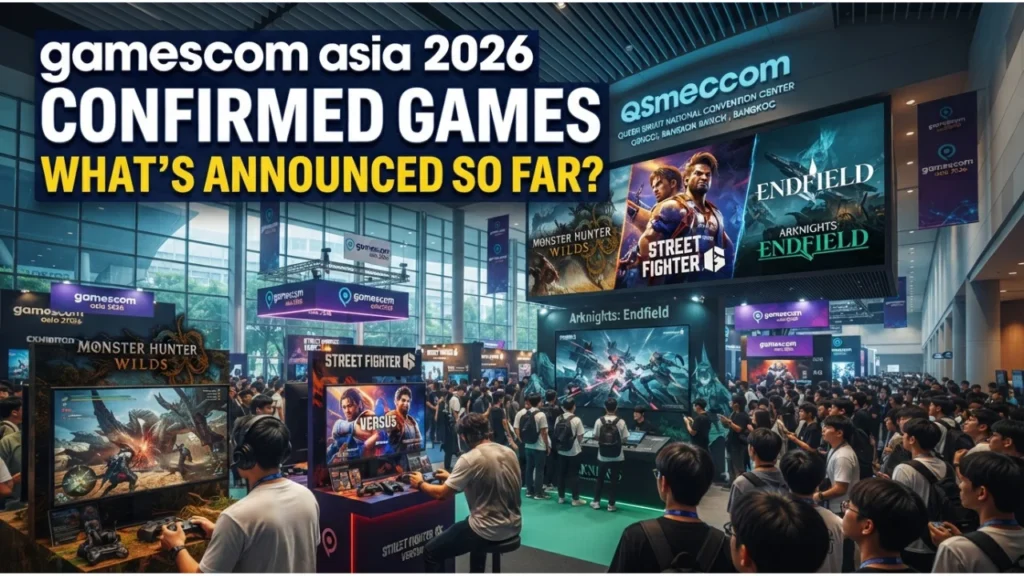 Confirmed gamescom Asia 2026 Game Announcements So Far