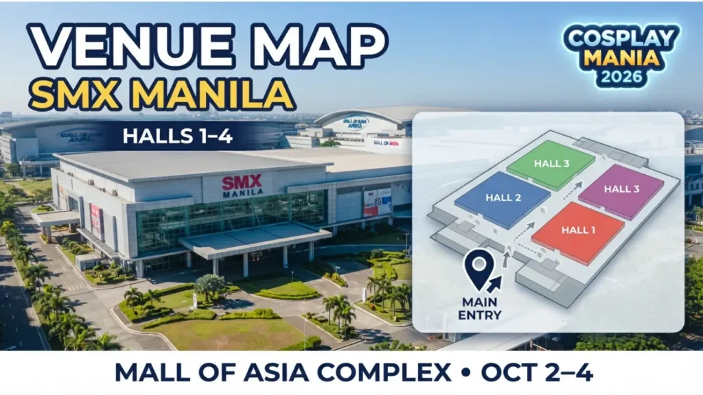Cosplay Mania 2026 Location & Venue Map