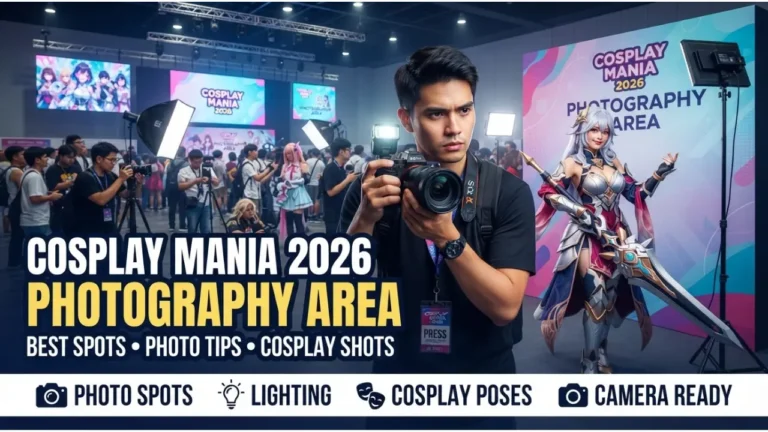 Cosplay Mania 2026 Photography Area Location, Rules & Photo Guide