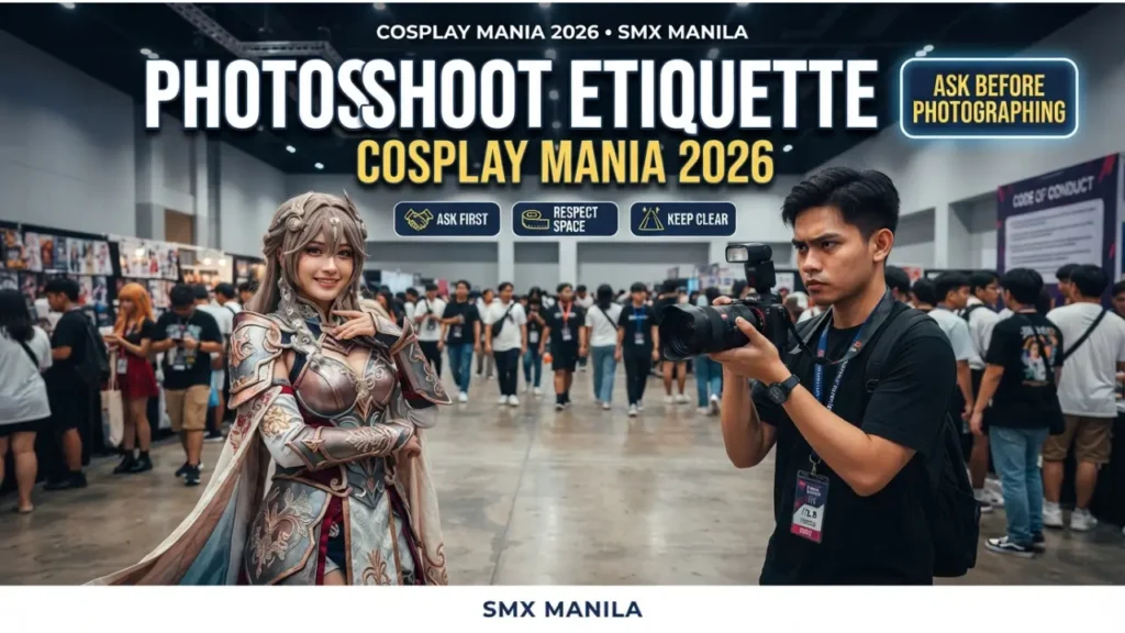 Cosplay Mania 2026 Photoshoot Rules & Etiquette