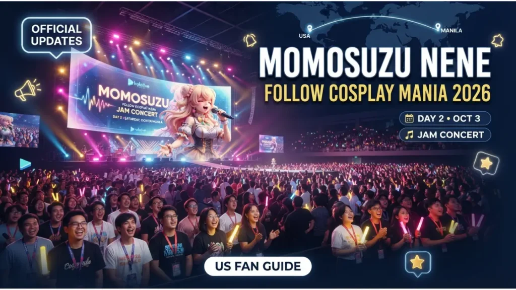 How US Fans Can Follow Momosuzu Nene at Cosplay Mania 2026