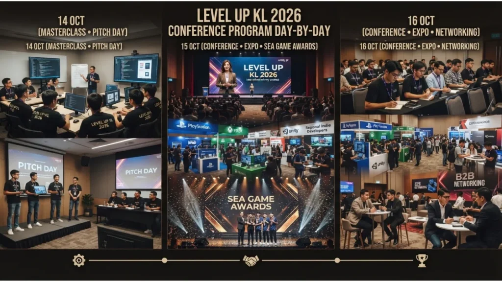 LEVEL UP KL 2026 Conference Program Day-by-Day