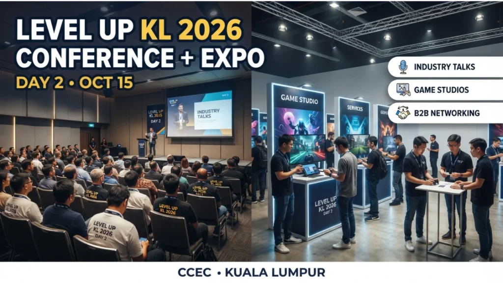 LEVEL UP KL 2026 Conference and Exhibitor Hall on Day 2