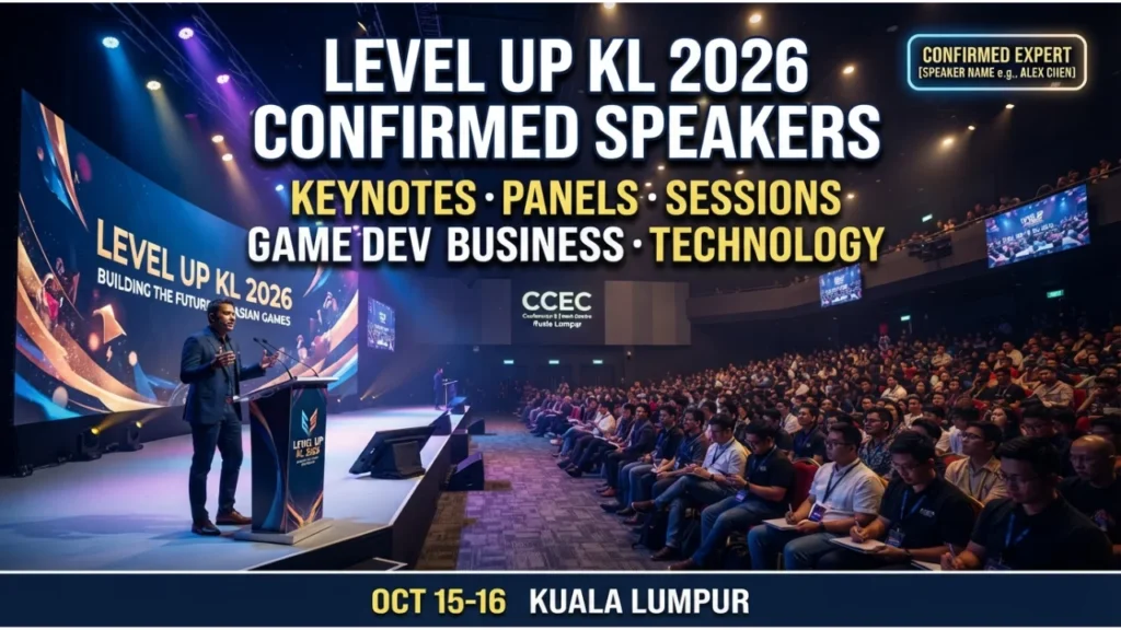 LEVEL UP KL 2026 Confirmed Speakers & Keynotes