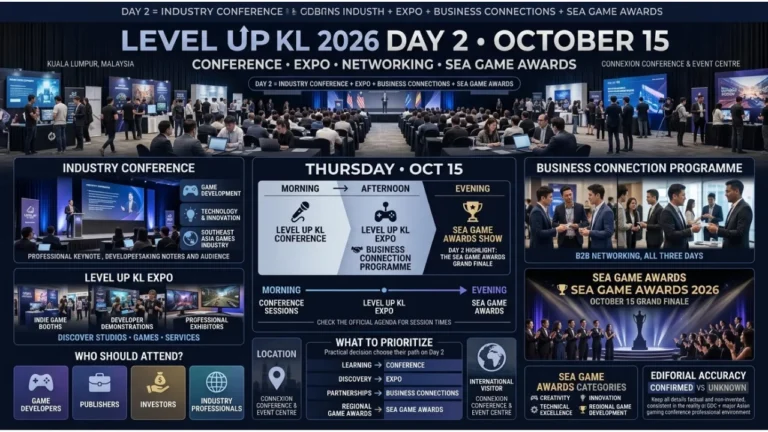 LEVEL UP KL 2026 Day 2 (Oct 15) SEA Game Awards, Conference & Events