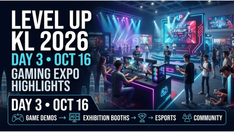LEVEL UP KL 2026 Day 3 (Oct 16) Schedule, SEA Game Awards & Highlights