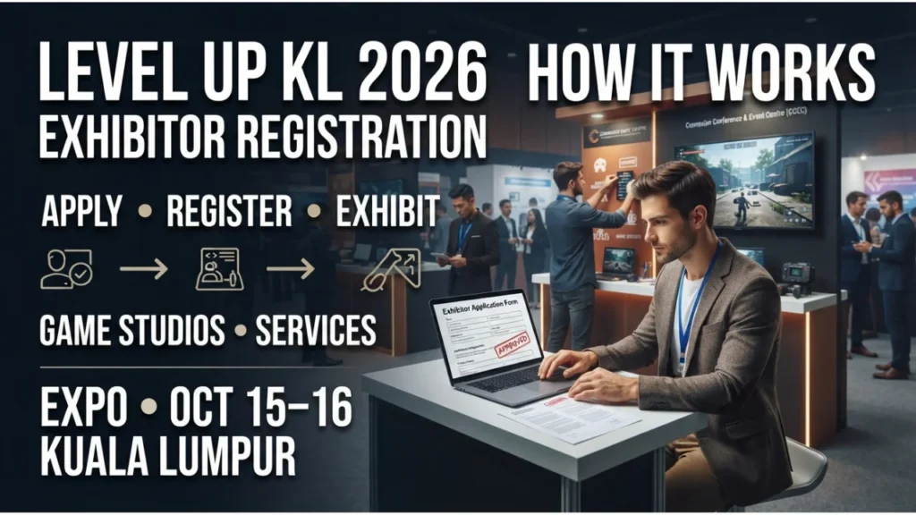 LEVEL UP KL 2026 Exhibitor Registration How It Works