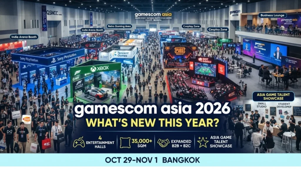 What's New This Year at gamescom Asia 2026