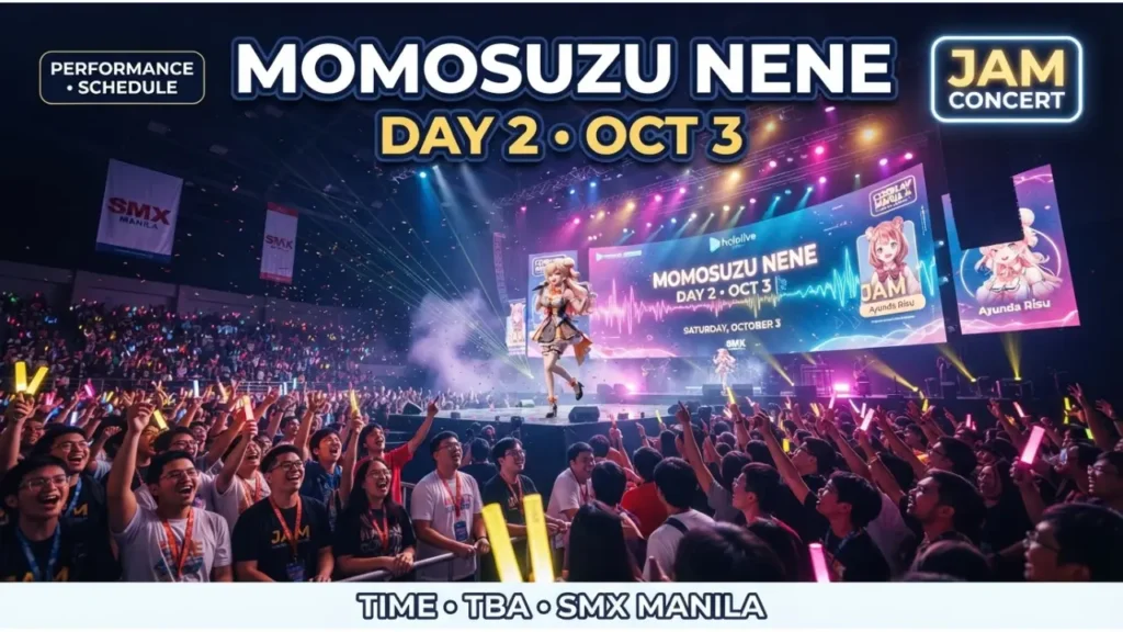 Momosuzu Nene's Cosplay Mania 2026 Schedule
